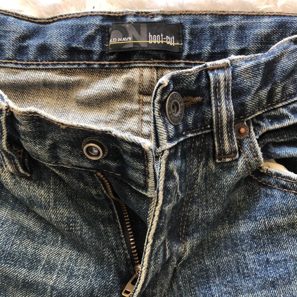 Old Navy Boys Size 6 Slim Boot Cut Jeans Pants 100% Cotton - Picture 5 of 12